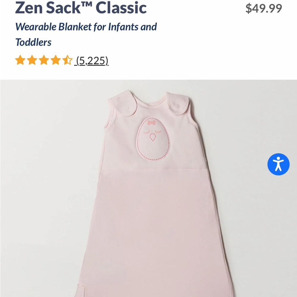 Pink Lightly Weighted Wearable Blanket